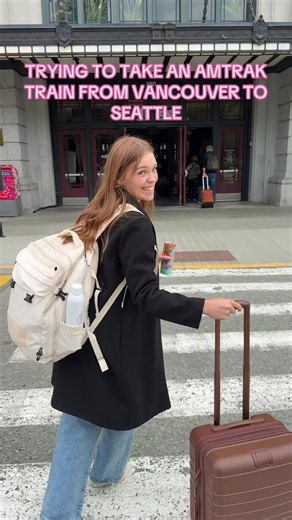 trying to take a train from canda to Seattle #canada #traveltips #amtrak #travel