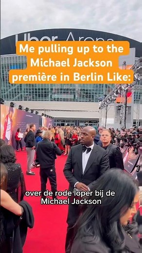 Dutch radio-dj Fernando Halman at the red carpet Michael Jackson movie première in Berlin #shorts