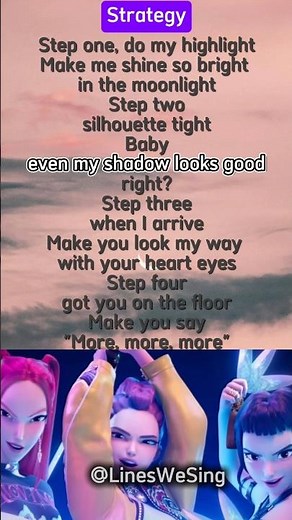 TWICE - Strategy | K-pop demon hunters (Lyrics) #lyrics #twice #kpop