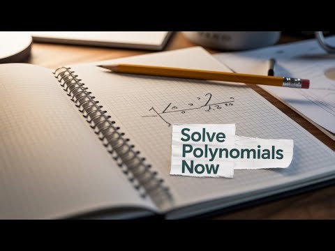 Algebra Crash Course | Polynomial Simplification, Addition and Multiplication Primers