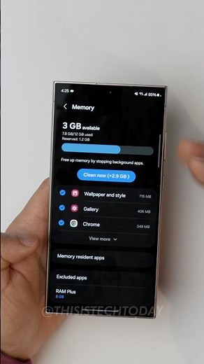How to Add Extra FREE RAM to Your Samsung Galaxy S24 Ultra 📲