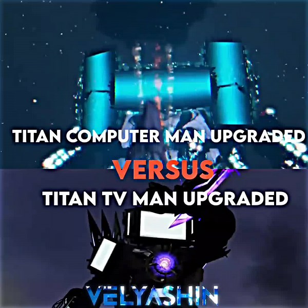 Upgraded Titan Computer Man vs. Titan TV Man: Epic Battle