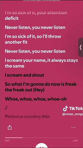 Freak the Freak Out: Victorious Cast Lyrics
