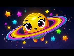 Saturn Planet Song for Kids🪐 | Learn & Dance Together