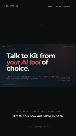 ConvertKit: Kit MCP is now available in beta
