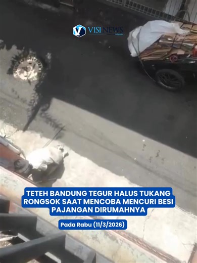 Aksi Tukang Rongsok Viralnya di Antapani, Bandung