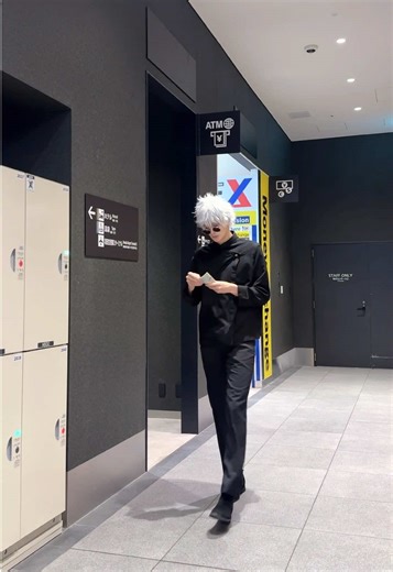 一個前の投稿の裏側 #五条悟コスプレ #呪術廻戦コスプレ #cosplay #gojo #コスプレ