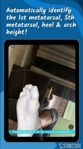 Foot Scanning with Structure Lite - 3D Scanning Demo
