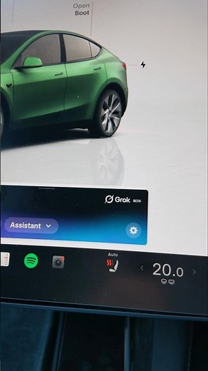 Asking Grok to Set My Tesla Heated Seat to Auto