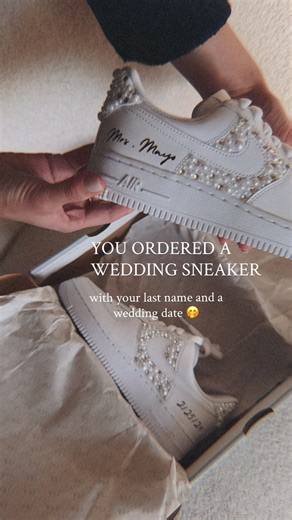Personalized Wedding Sneakers for Your Special Day