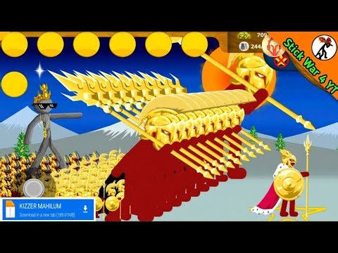 Stick War Legacy Mod Apk Vip Skin! Army Red Golden Griffon! 😁