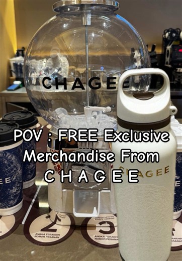 FREE Tumbler Exclusive Merchandise from CHAGEE