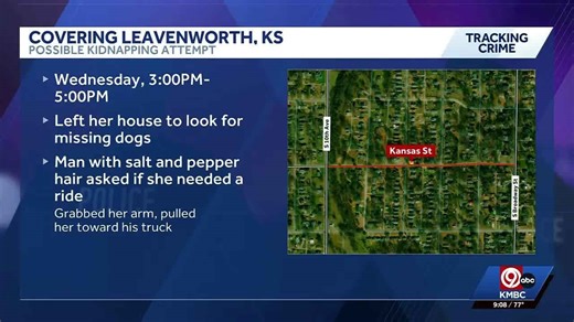 Leavenworth police ask neighbors to check cameras after possible kidnapping attempt