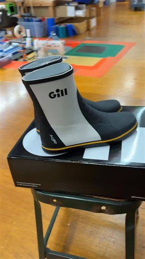 Finally! A hard-soled boot is back on the market and in stock at Colie Sails! 🔗 in bio History: The Aigle boot from long ago was the gold standard for sailing boots - great ankle support, good grip, comfortable. They could be seen on most high school sailors, college racers, and Olympic campaigners. But the boots were discontinued circa 2012 and the market had been left with a void. Until now. Colie Sails has worked hand-in-hand with @gillmarine over the last year to design, test, and produce a