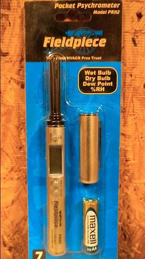 Fieldpiece Pocket Psychrometer PRH2 #apartmentmaintenance #maintenancetechnician #propertymanagement