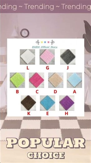 Blue Plush Baby Play Mat 30x30x1 Cm EVA Foam Puzzle