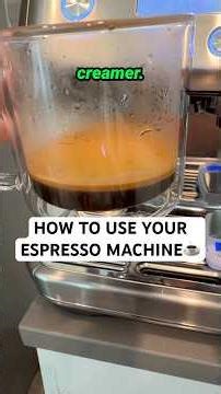 How to actually use your espresso machine at home ☕️