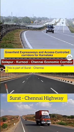 🚗 Surat-Chennai Greenfield Expressway Full details | NHAI Project Update 2025 #youtubeshorts #nhai