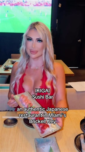 IKIGAI Sushi Bar is a hidden gem in Miami Brickell Key! So delicious! The best sushi #miamisushi #miamirestaurants #ikigai #miaminightlife