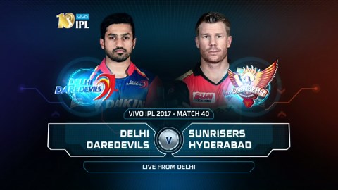 IPL 2017 M40: DD vs SRH – Match Highlights