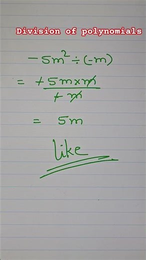 How to solve division of polynomials in easy way #maths #shorts #viral #ytshorts #mathideas