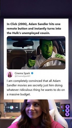 Click 2006 Humor Adam Sandler Turns Into the Hulks Unemployed Cousin