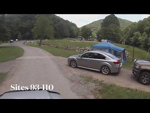 A drive though Gerald R. Freeman COE Campground in Sutton, WV #SuttonWV #Campground #SuttonLakeWV