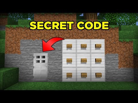 Porte à Code Secret facile ! Minecraft 1 19 Tuto Redstone