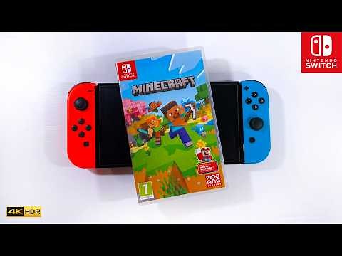 Playing Minecraft on Nintendo Switch OLED in 2026