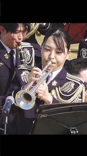 「トランペット吹きの休日」3 指揮：２等陸佐 佐藤文俊 創隊６５周年記念行事 陸上自衛隊 中部方面音楽隊 第３音楽隊合同 伊丹駐屯地 #shorts