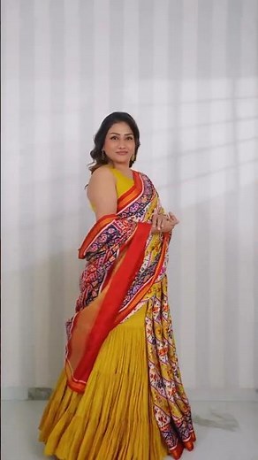 How to turn any saree into a brand new outfit #sareestyle #dcoat #restyle
