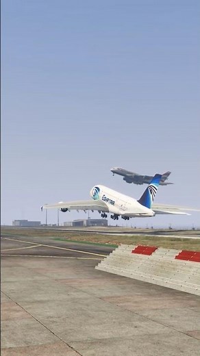 Bad Timing in the Sky Airbus A380 Landing vs Takeoff
