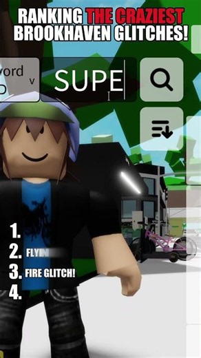 These Brookhaven Glitches are BROKEN 😳 #roblox #brookhaven #glitch