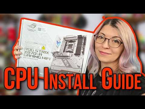 Don't Be Afraid of Installing Your CPU 🖥️ Part 3: How To Build A PC For Beginners 🎮