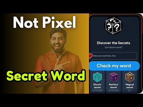 Not Pixel Secret Code | Not Pixel Secret Word | Not Pixel Update