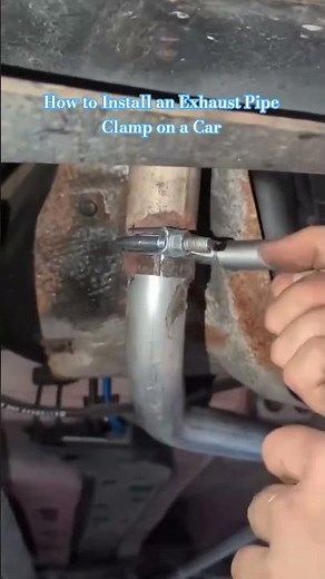 How to Install an Exhaust Pipe Clamp on a Car