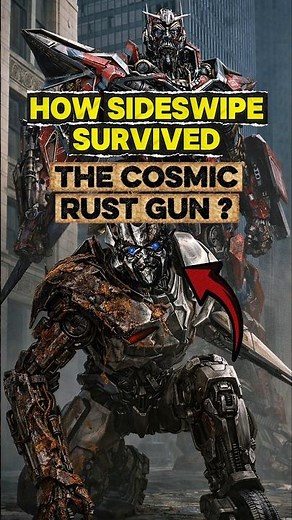 How Sideswipe survived the Cosmic Rust Gun ? #edformers #transformers