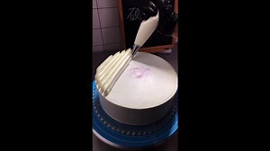 Beautifying Blue With Fruits Toppings Cake