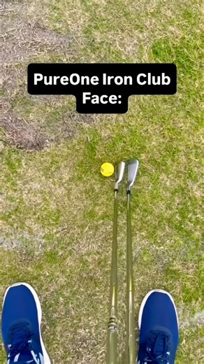 Would You Shank This? 🤔 Tiny Club Face vs. Normal Iron Comparison 👀⛳️