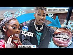 DDG runs into ASIAN DOLL while they get ICED OUT at Jewelry Unlimited