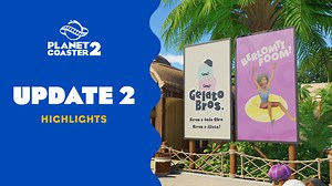 Update 2 comes to Planet Coaster 2 on February 13th! Learn more and watch the full video: https://www.planetcoaster.com/news/2025-02-12/update-2-highlights | Planet Coaster