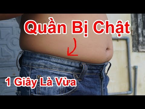 Quần Mặc Bị Chật , Mặc Không Vừa ! Đừng Vứt Đi , Chỉ 1 Giây Nó Sẽ Vừa Với Eo Của Bạn/ Quần Jean Chật