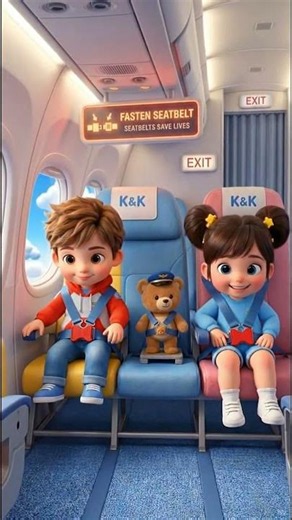 Airplane Rules Every Kid Needs to Know! ✈️ #KidsSafety #TravelTips