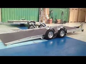 Futura Trailers Tandem Lowering Trailer for V8 Supertourer