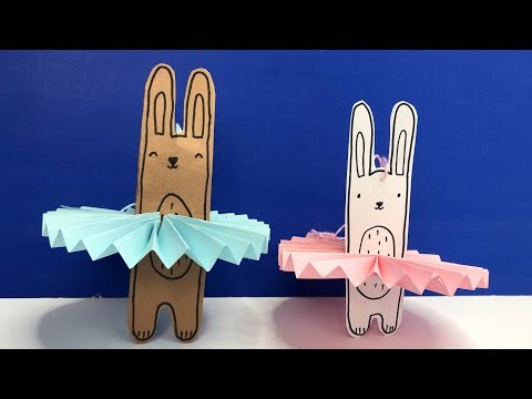 Bunny Ballerinas Craft