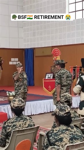 BSF 🇨🇮🪖 RETIREMENT 😭#bsfstatus #retirement #sscbsf #cisfconstable #independenceday