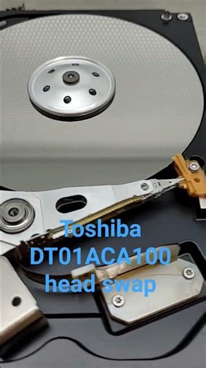 #Toshiba #Desktop hdd #head swap for data recovery