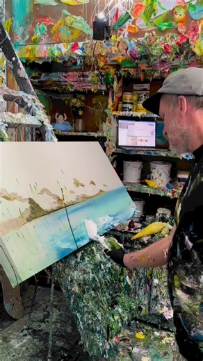 How does this new seascape floral make you feel? What words and memories come to mind? Watch til the end to see the final piece 🧚🏻48x24, Available DM for details or email Rebecca@justingaffrey.com #igart #artoftheday #acrylicpainting #art #impasto #sosatisfying #acryliconcanvas #contemporaryart #artsy #canvas #texture #artviewer #artstudio #artcollective #sculpture #justingaffrey #interiordesign #artreels #trendingreels #trendingaudio #paintingreels #homedecor #modernart #artist #visualarts #p