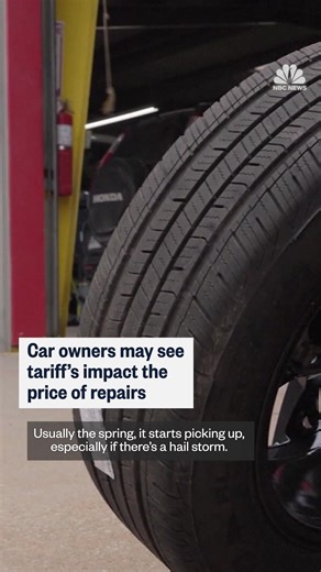 181K views · 2.1K reactions | Car owners may see the impact of tariffs at their auto repair shops, even if they aren’t buying a new car. | NBC News | Facebook