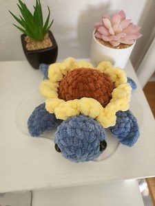 Crochet Turtle Plush: Handmade Ocean Toy - Etsy